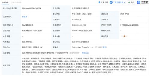 北京數據集團正式揭牌成立，為數據處理服務注入新動力